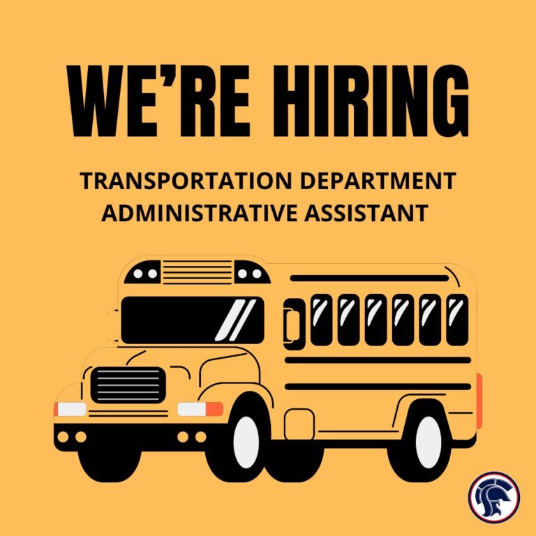 We’re Hiring Transportation Department Administrative Assistant