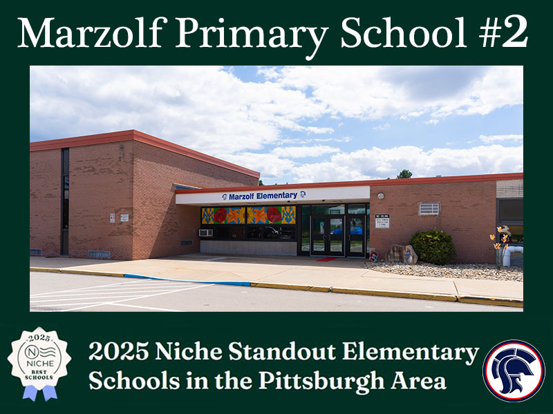 Marzolf Primary #2 in 2025 Niche Standout Elementary Schools in Pittsburgh Area