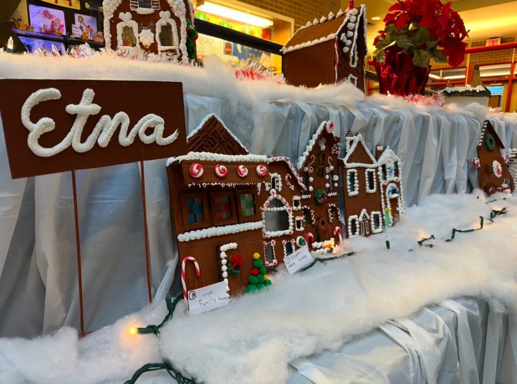 Etna gingerbread creations