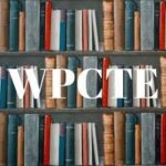 WPCTE is in white text over the image of a bookself