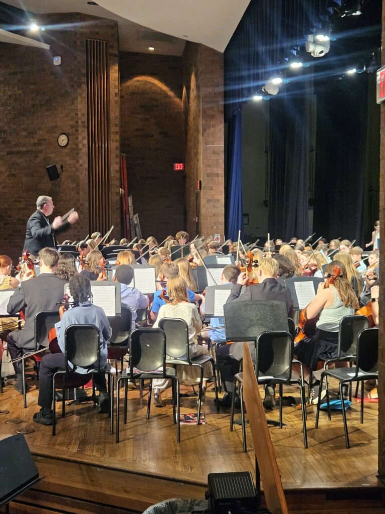 students perform in the Spring Fling