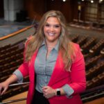 Monica Meyer Beale poses in Heinz Hall