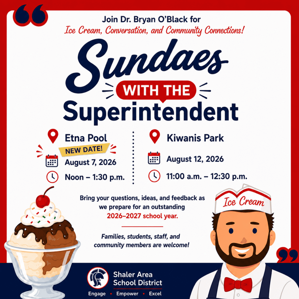 Sundaes with the Superintendent
